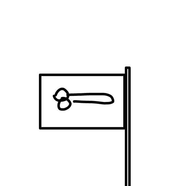 Drawing in My own country flag  by FPJ1