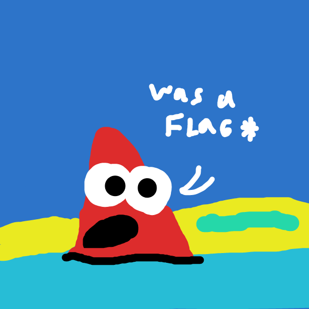 Drawing in Aruba flag by FunnyFurry