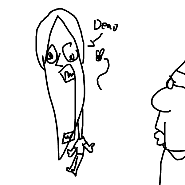 Drawing in Hey Lois, i erased COPPA from past. by FunnyFurry