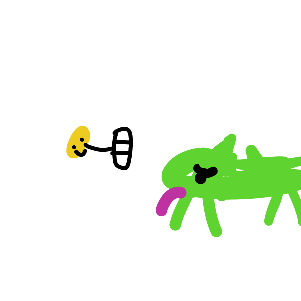 Drawing in Kiwi the Chameleon by FPJ1