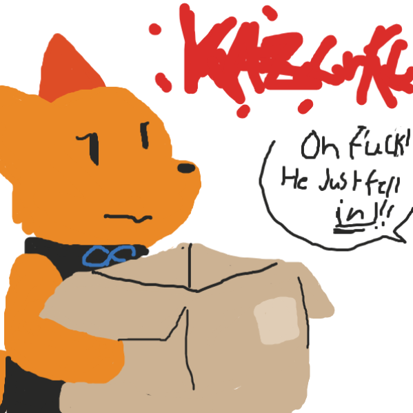 Well he didn't get far - Online Drawing Game Comic Strip Panel by Derren