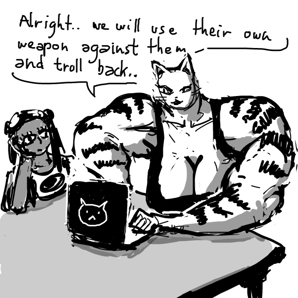 Drawing in Barley shut up and Jam by Peyocay