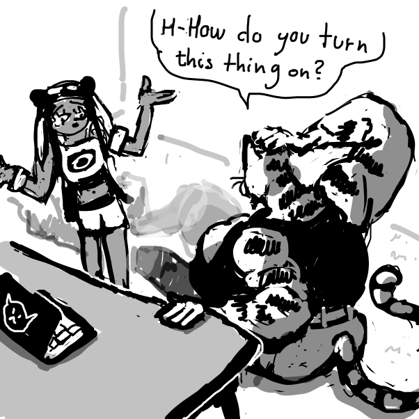 Drawing in Barley shut up and Jam by Peyocay