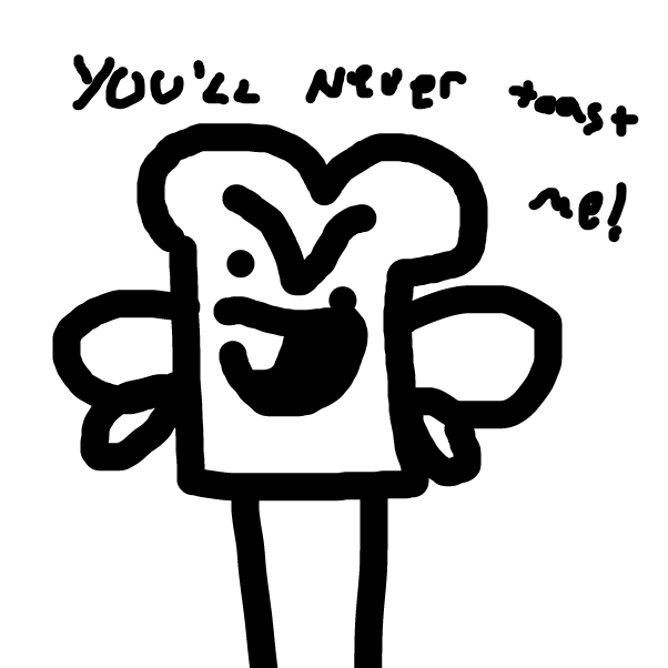 Drawing in Giggles, master of the toaster by FunnyFurry