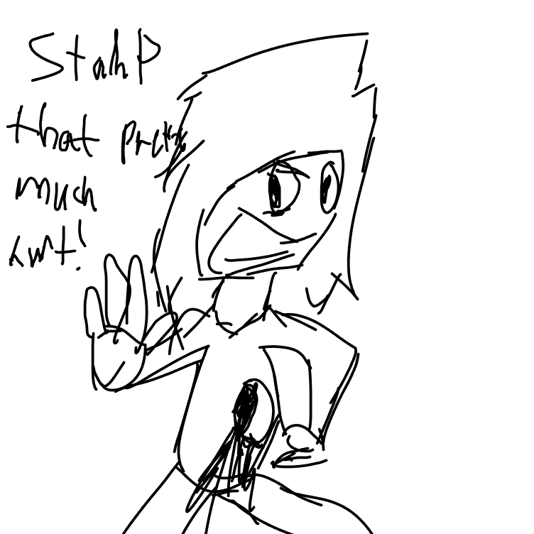 Drawing in Mikey Makes Crazy Man drinks this dangerous drink by Timebreak