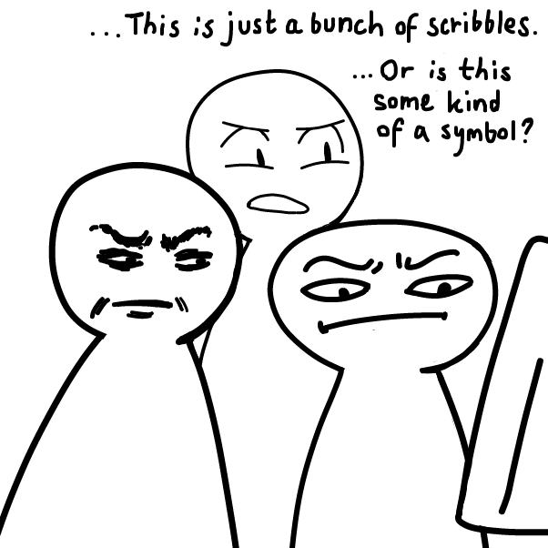 Drawing in I want my innocence back  by 🔲