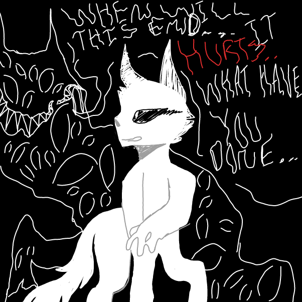 Drawing in emotional damage by OneWithTheShadows