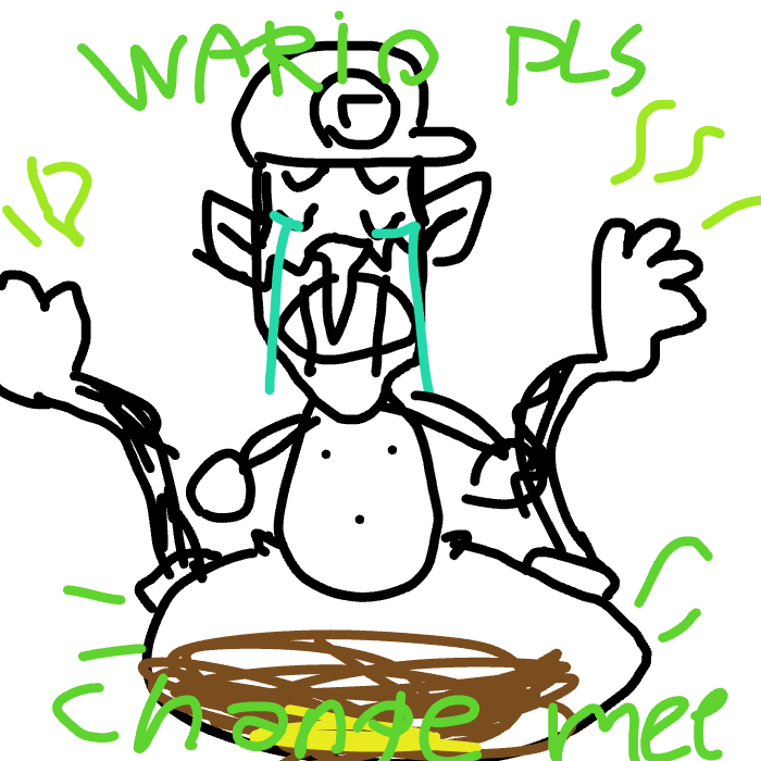 Drawing in sorry for not being active ;-; by BonerWaluigi