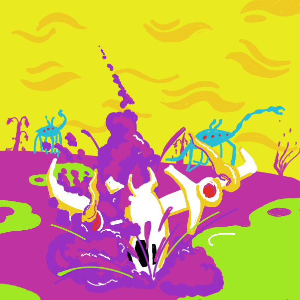 Drawing in Alien by Minzigisdrawing