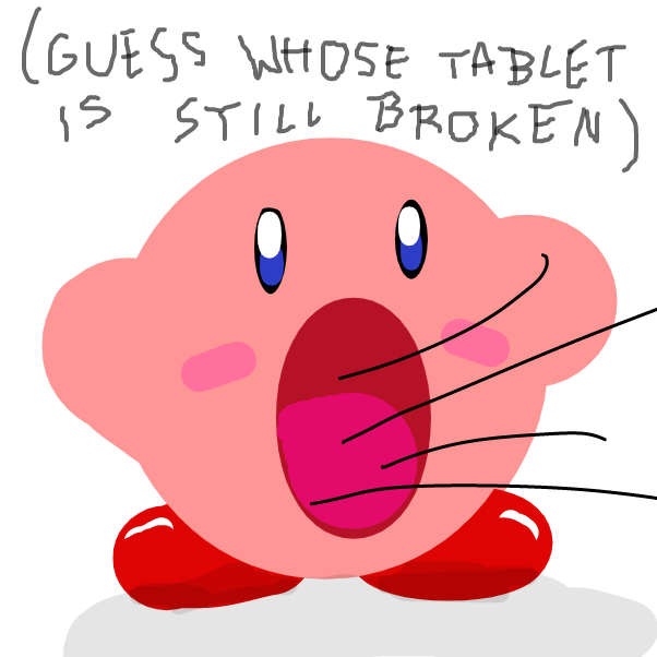 Drawing in wtf kirby by 🔲