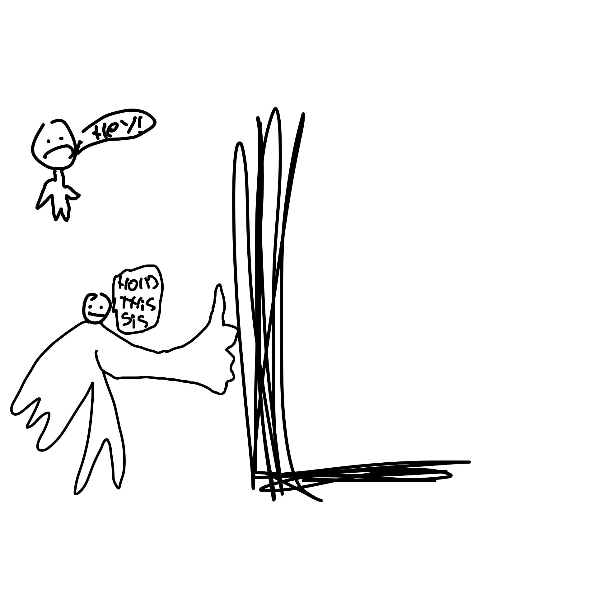 Drawing in DEATH TO PJ by Rainbowfox_