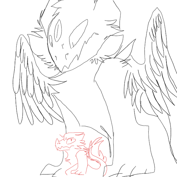 Drawing in Wounded severely.. by OneWithTheShadows