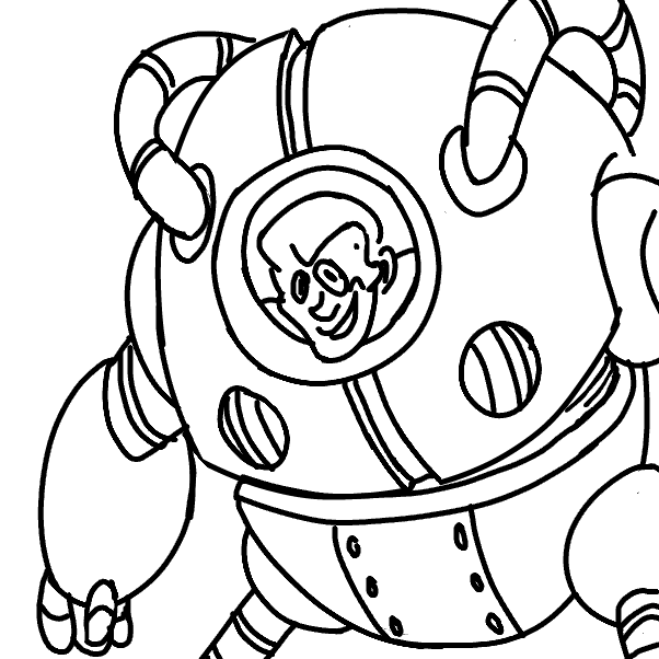 Drawing in DEATH TO PJ by SeanTrunks