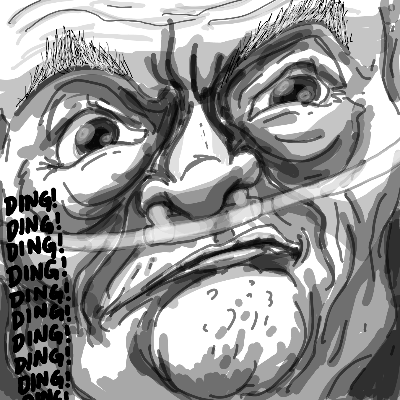 Drawing in Last chance to look at me Hector :) by Wizard Croissant