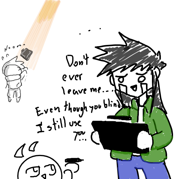 Drawing in Goodbye Wacom Drawing Tablet... by FifaSam