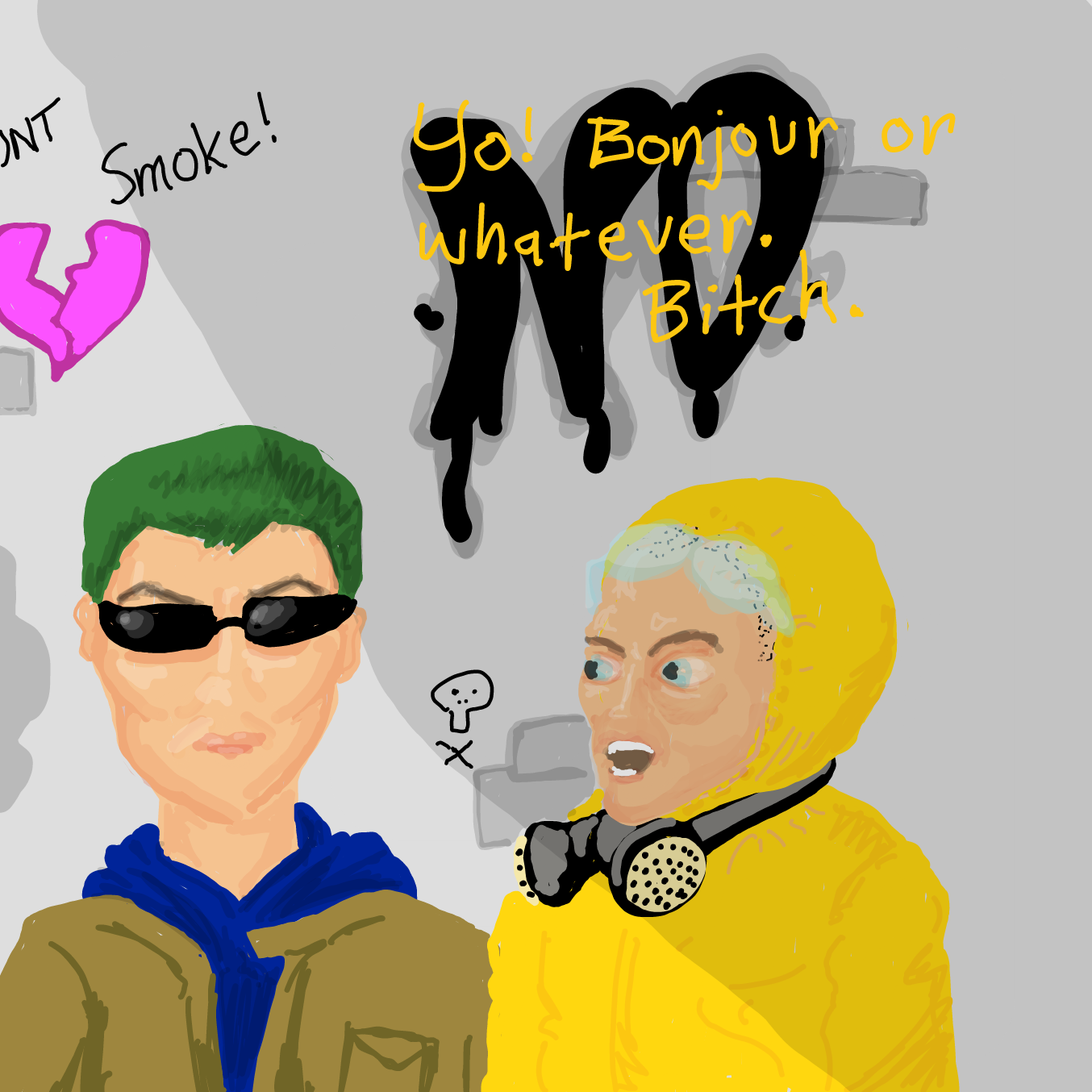 Drawing in bonjour by Wizard Croissant