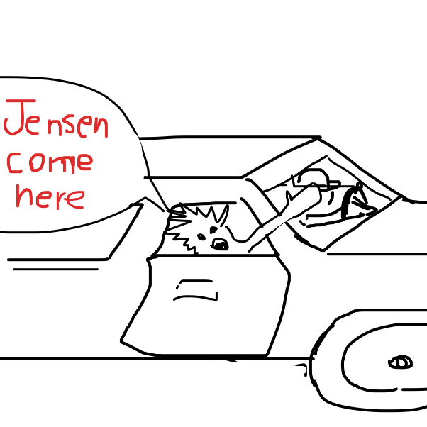 Drawing in DEATH TO PJ by RafaelH