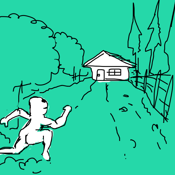 Drawing in THE DESERTED HOUSE by RafaelH