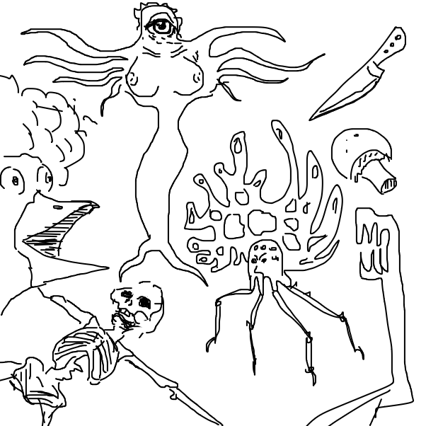 First panel in I'm addicted to cocaine drawn in our free online drawing game