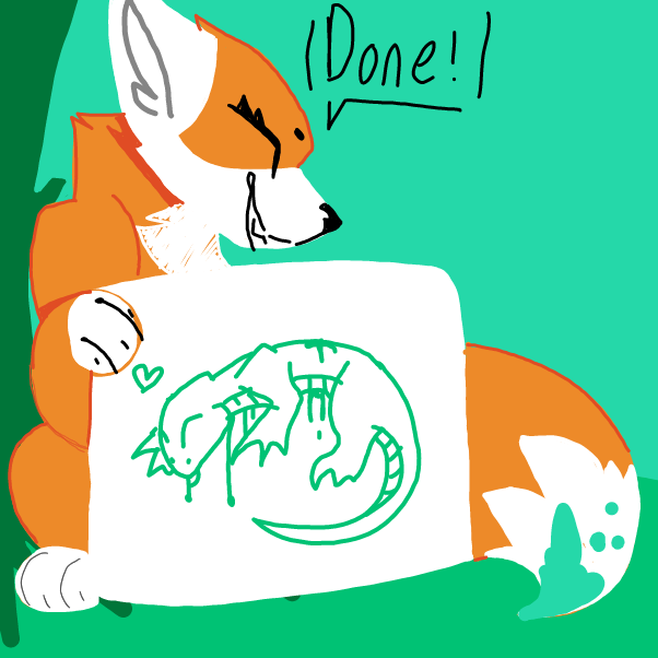 what a nice lizard! - Online Drawing Game Comic Strip Panel by OneWithTheShadows