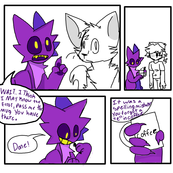 found it. - Online Drawing Game Comic Strip Panel by OneWithTheShadows