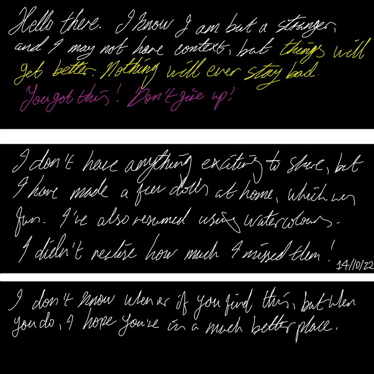 Drawing in the cheer up comic! by ⚰