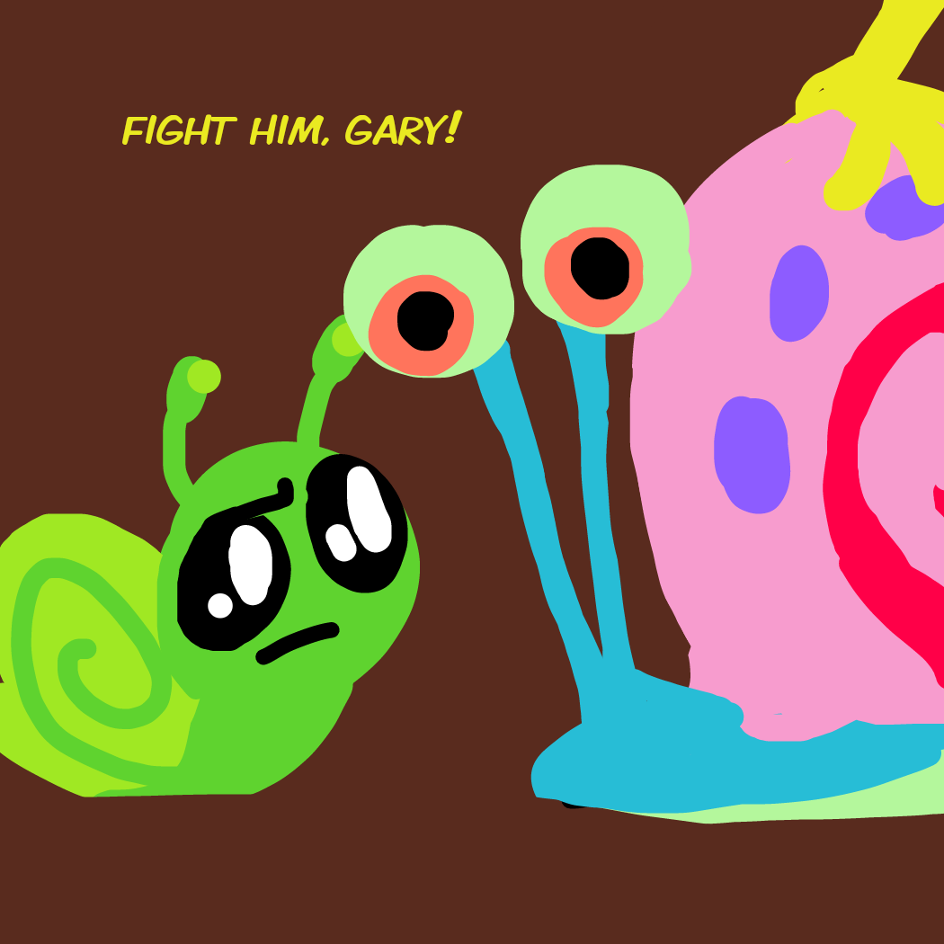 Drawing in snail by Elleshye