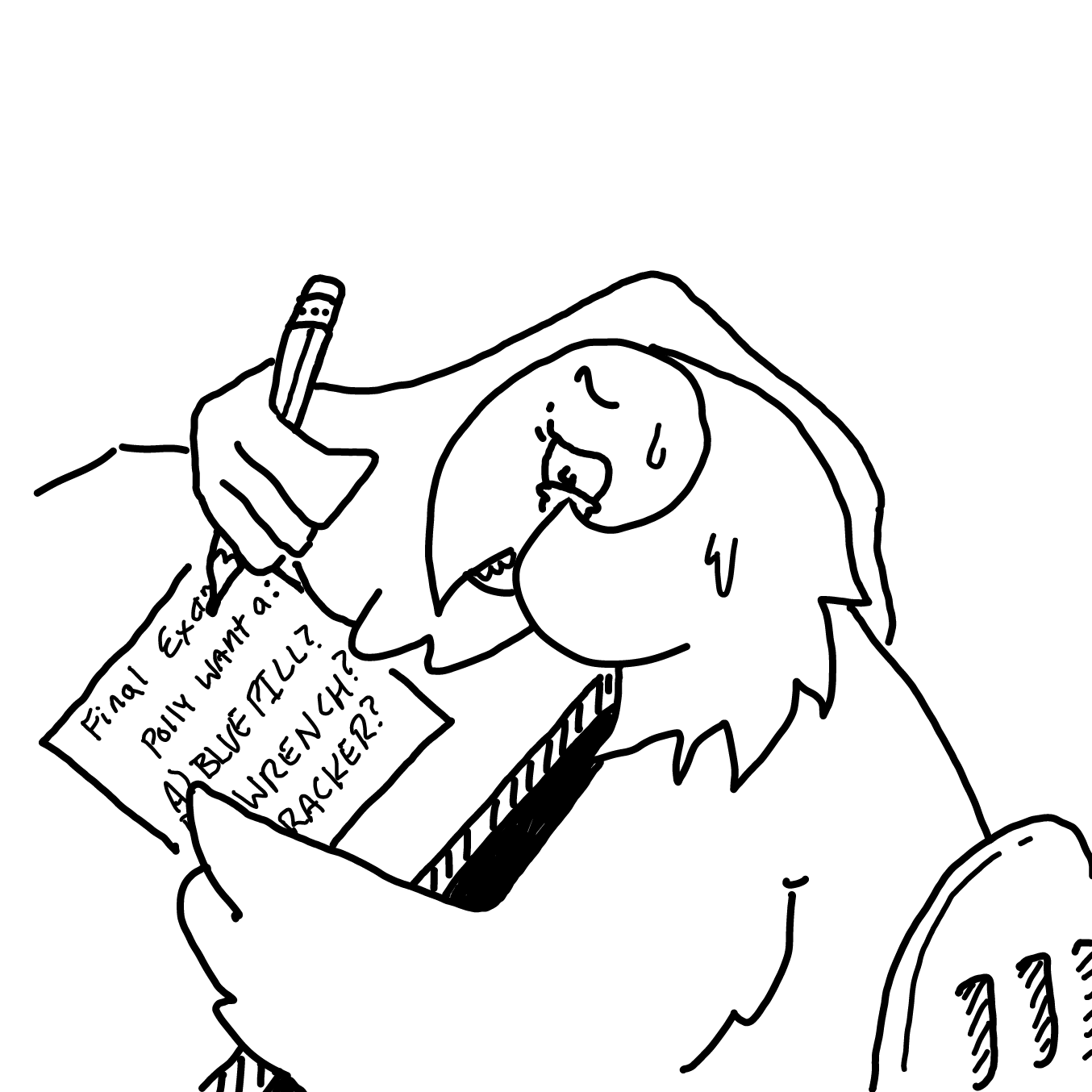 Drawing in test by Wizard Croissant