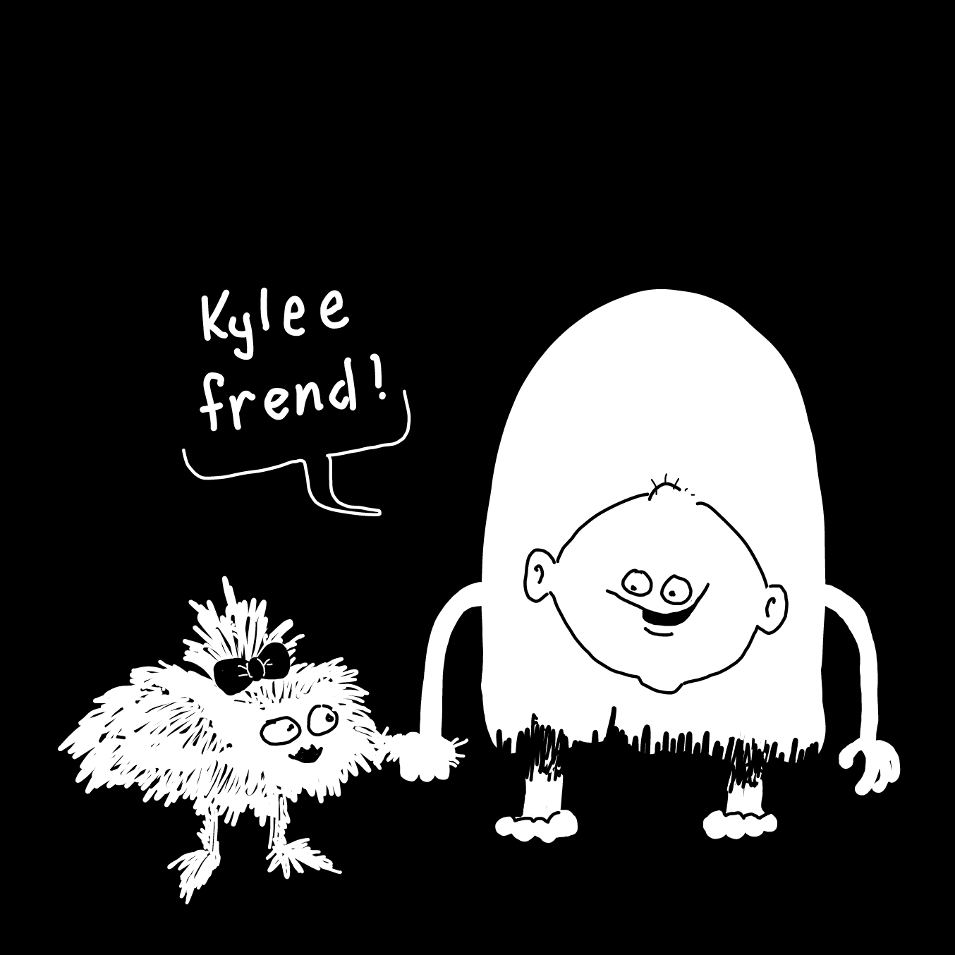 Drawing in me and kylee by Wizard Croissant