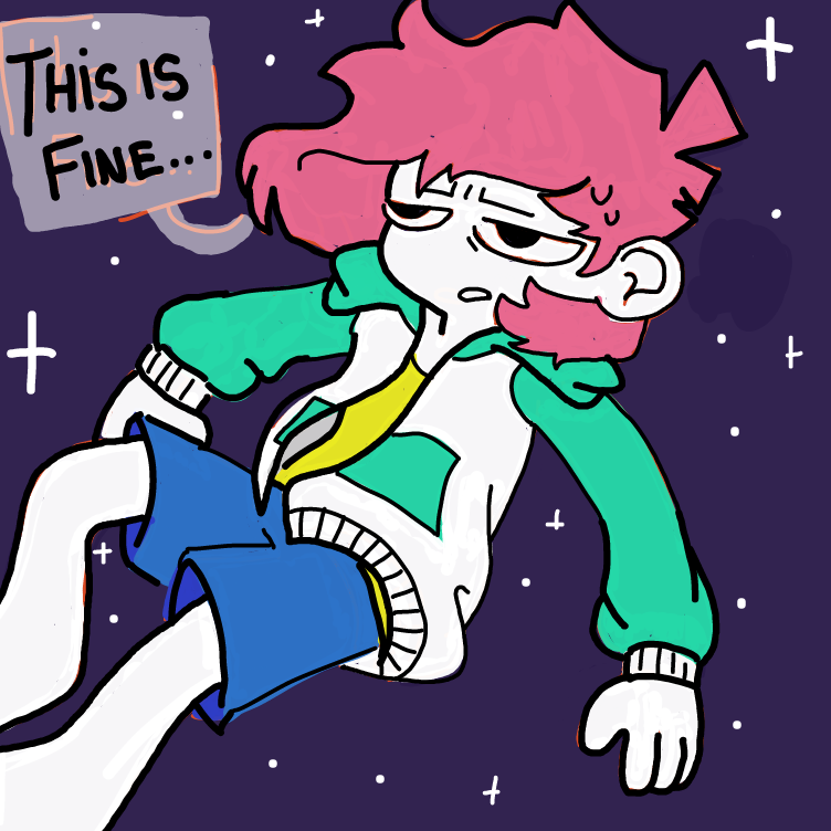 First panel in Floating drawn in our free online drawing game