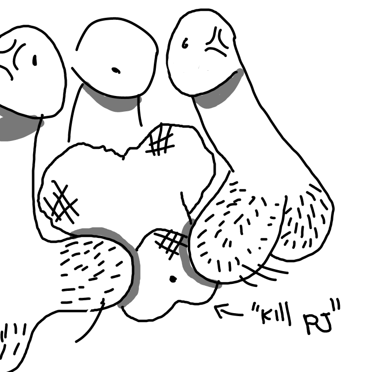 Drawing in DEATH TO PJ by Moon-Lover