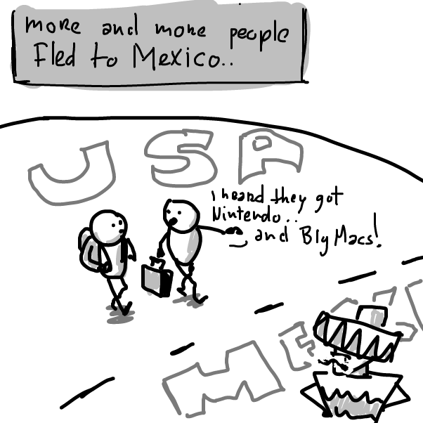 Drawing in Mexico alarm be like: by Peyocay