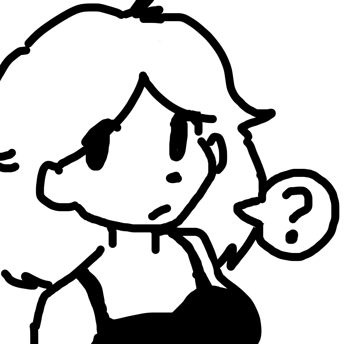 Girl notices boy - Online Drawing Game Comic Strip Panel by Razputin