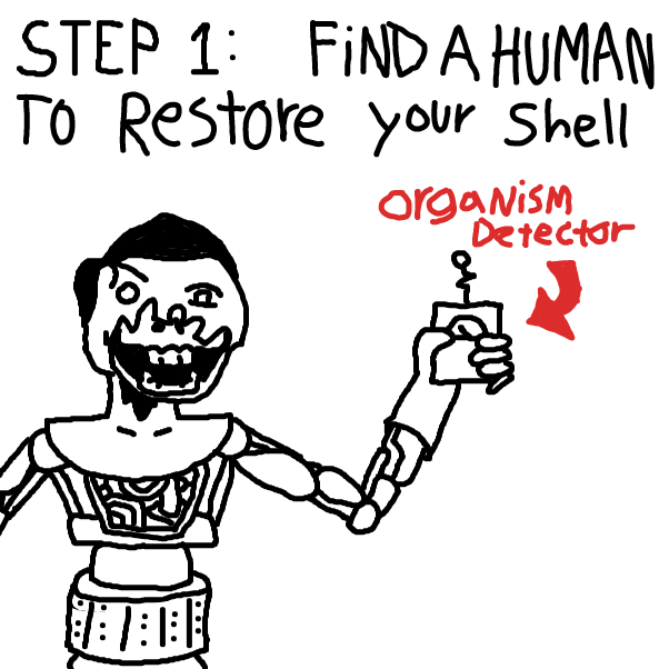 Drawing in human extermination by ARIM