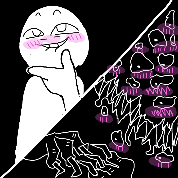 Good ending (?) - Online Drawing Game Comic Strip Panel by Moon-Lover