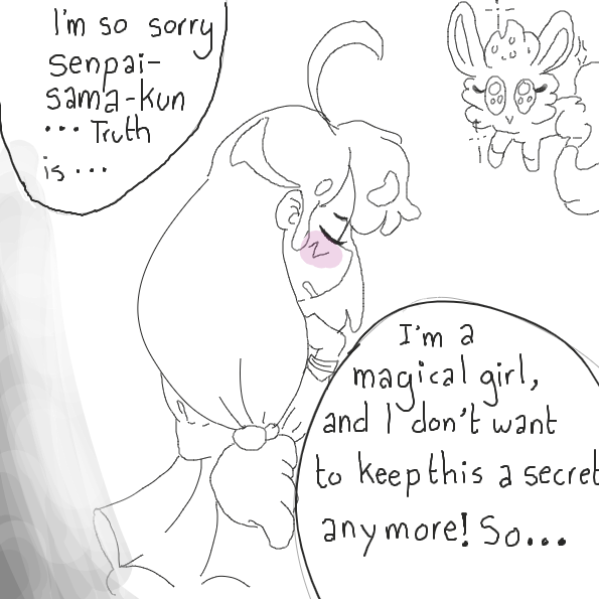 Drawing in Magical Girl by Aesthetic Bagel