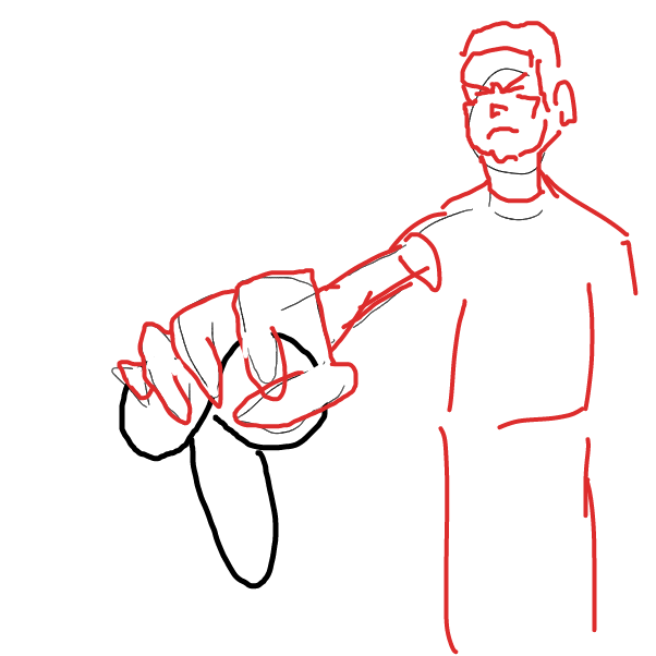 Drawing in DEATH TO PJ by krono