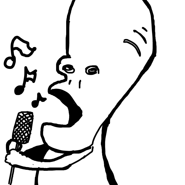 Drawing in roger sings a tune by seto