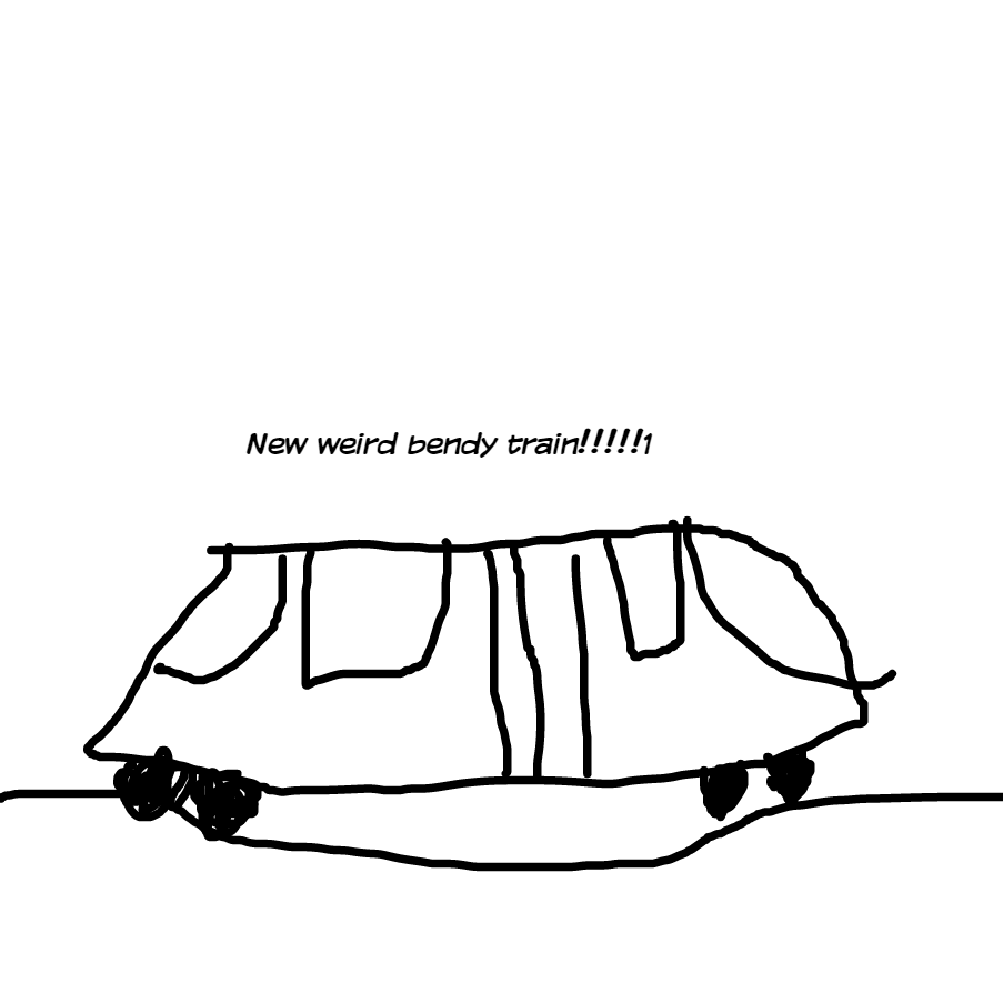 Drawing in Trains by amongus