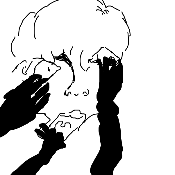 Drawing in im losing it by jin