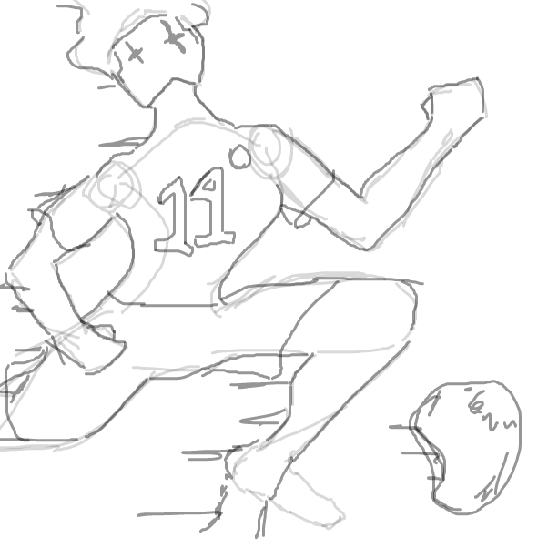 Drawing in blue lock inspo by jin