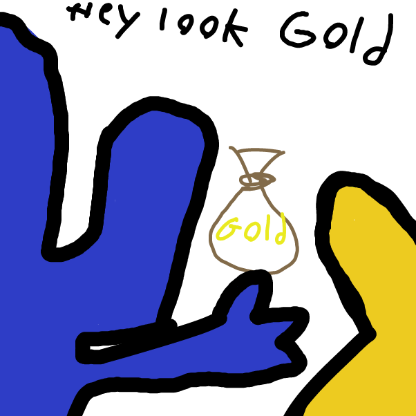 Drawing in BFFC "BATTLE FOR FRIGGIN GOLD" by Stormy star