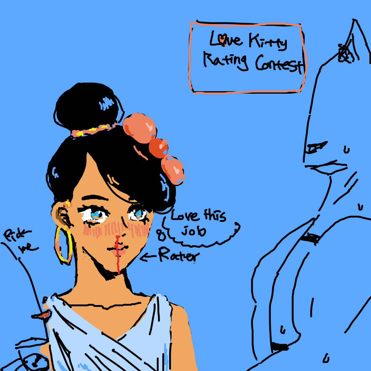  - Online Drawing Game Comic Strip Panel by zlinza