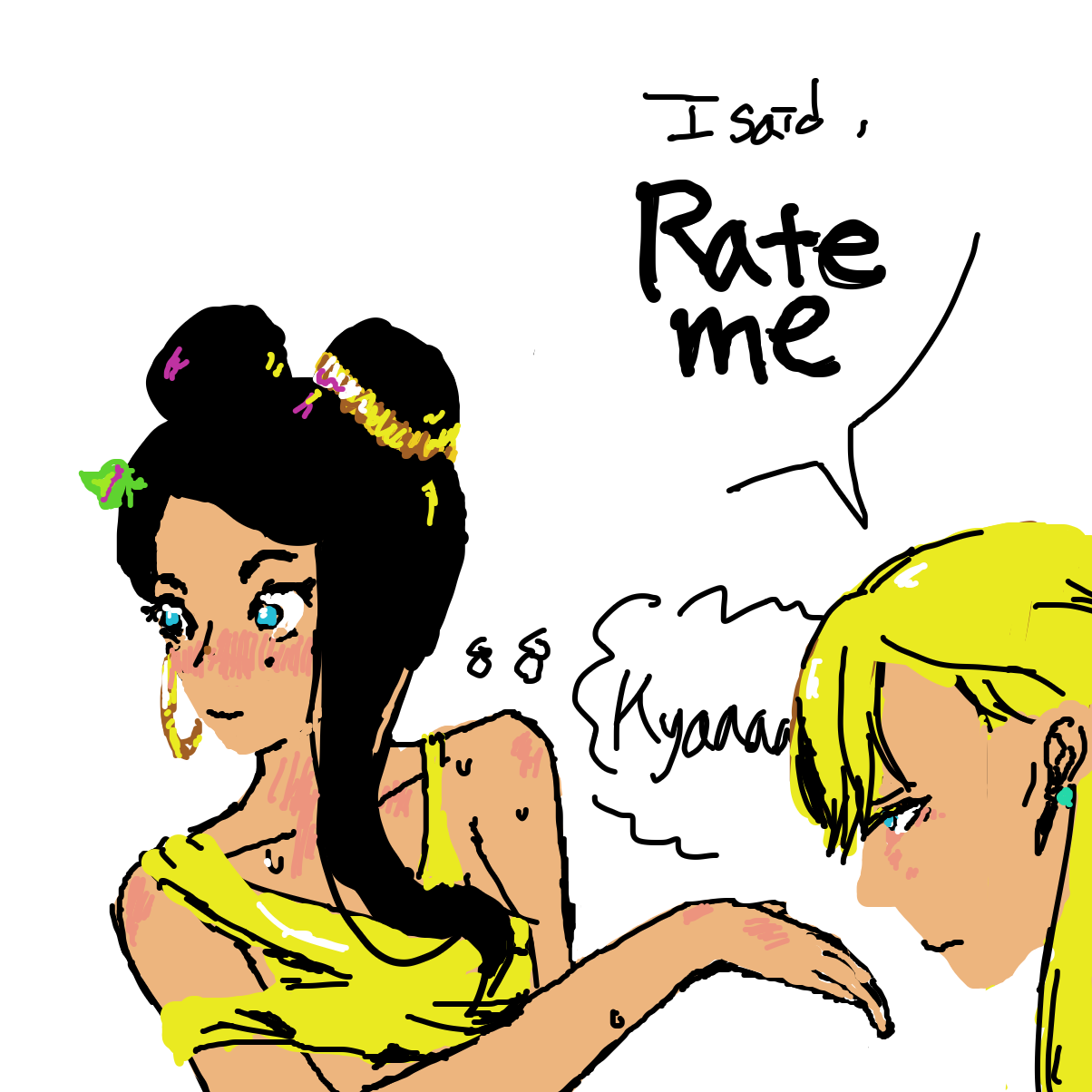  - Online Drawing Game Comic Strip Panel by zlinza