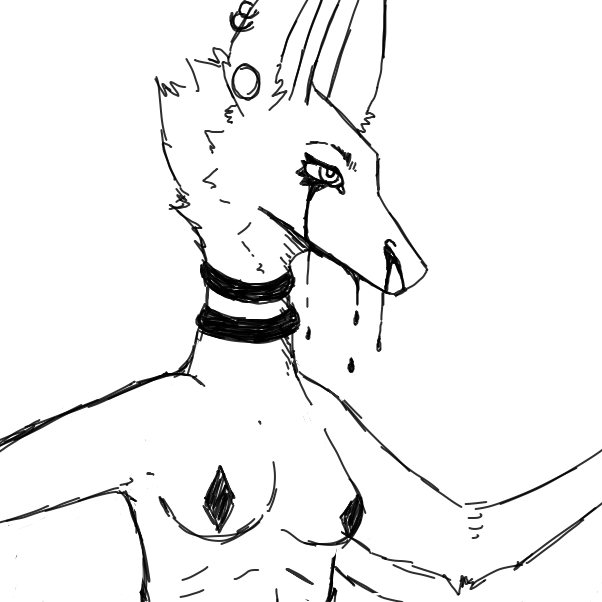 Drawing in fursona :p by ButterMyBird