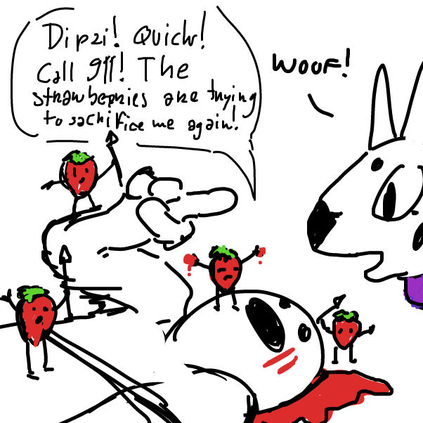 Drawing in Dipzi adventures by Peyocay