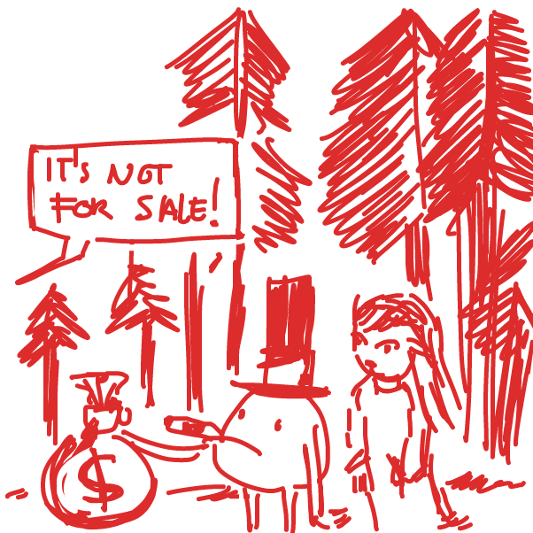 Drawing in DEATH TO PJ by Peyocay