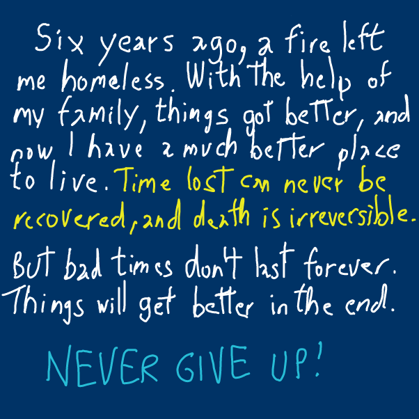 Drawing in the cheer up comic! by locoluis