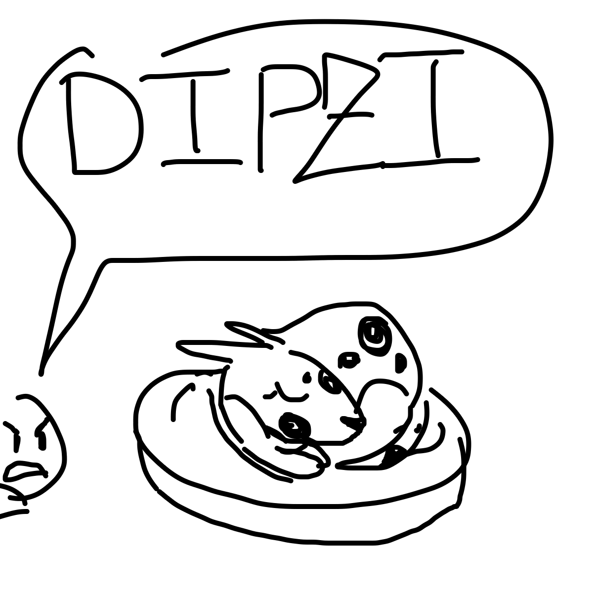 Drawing in Dipzi adventures by Razputin