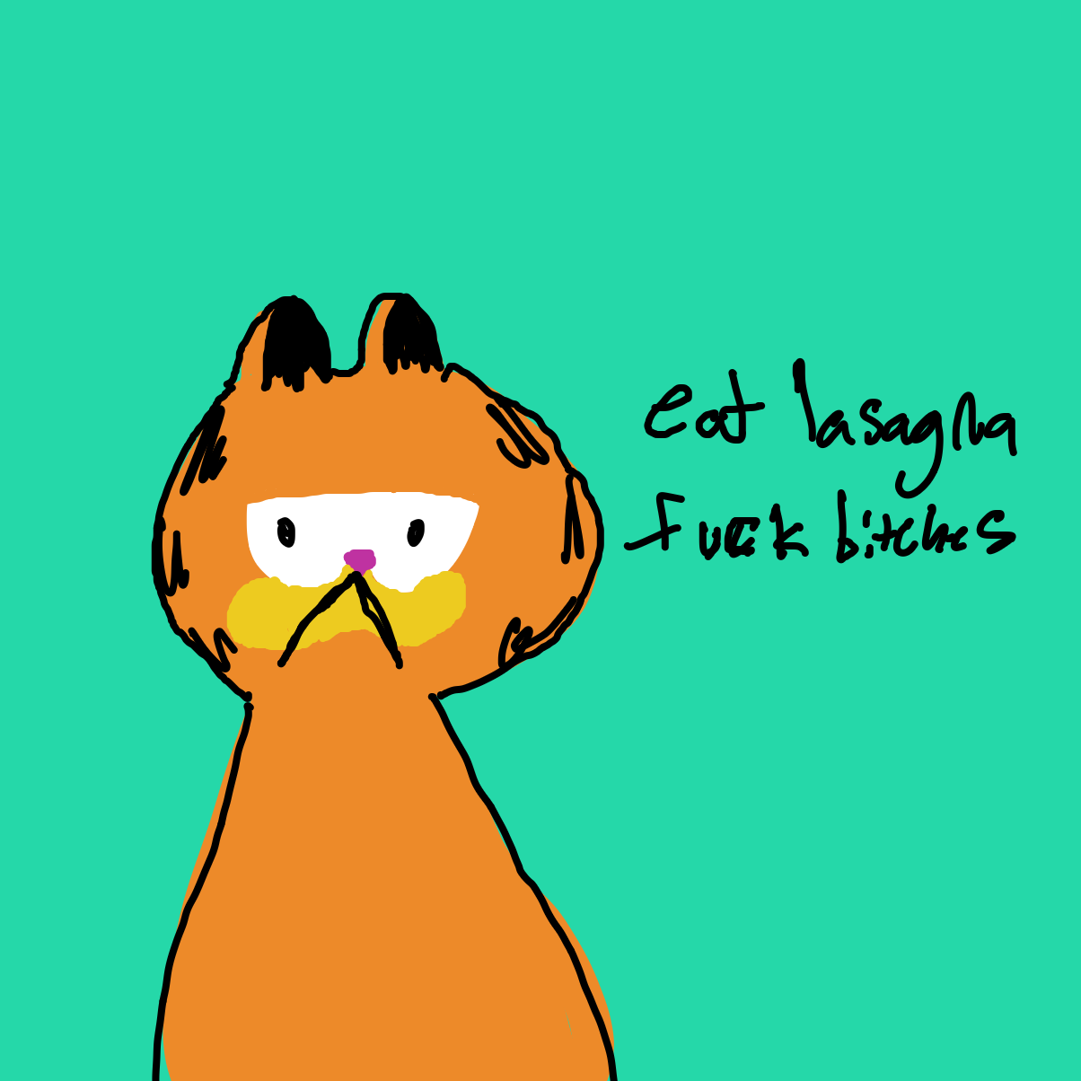 Drawing in fursona :p by String Cheese